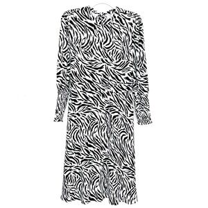 Black and White Zebra Print Dress NWOT